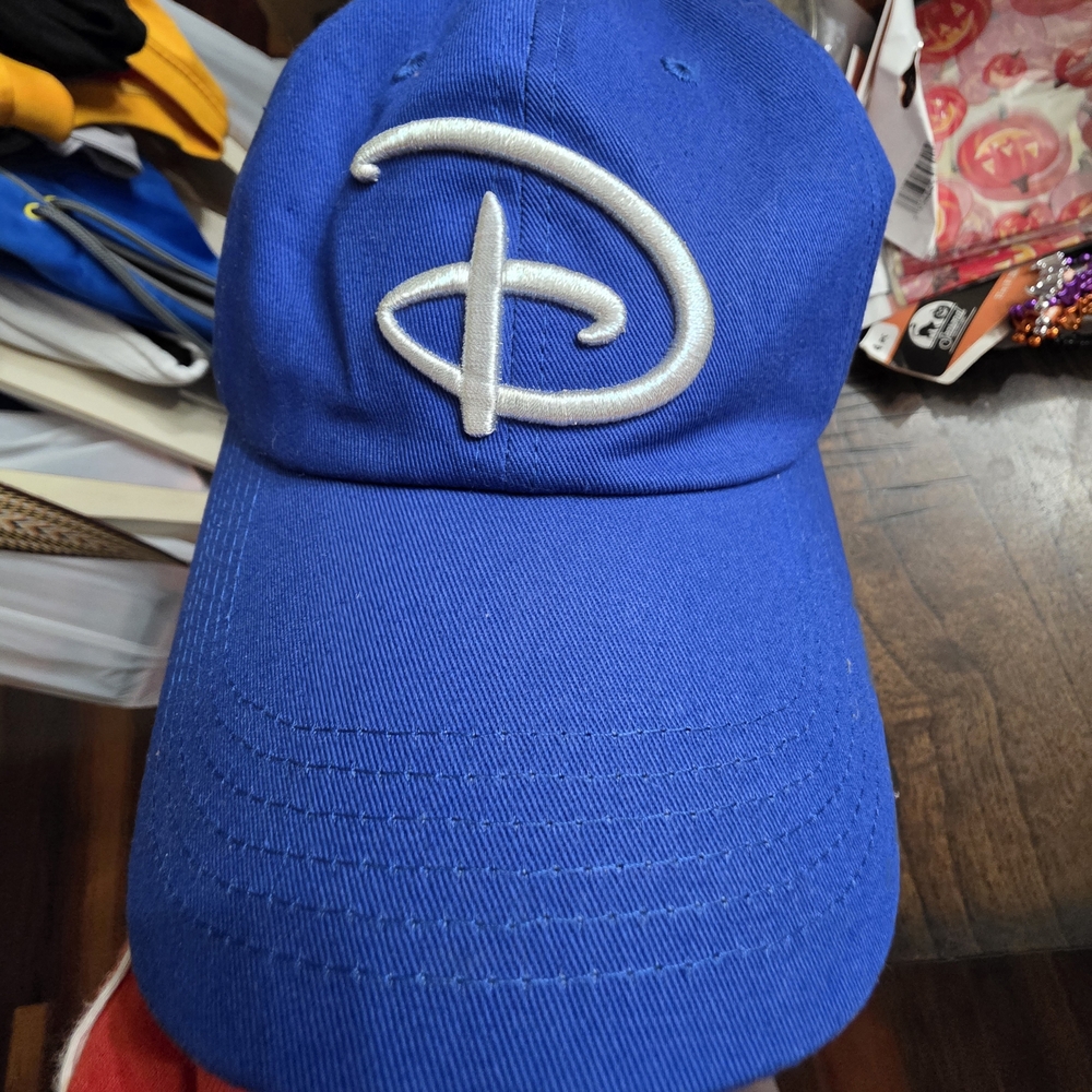 100 Years Disney Blue Hat with Silver Logo